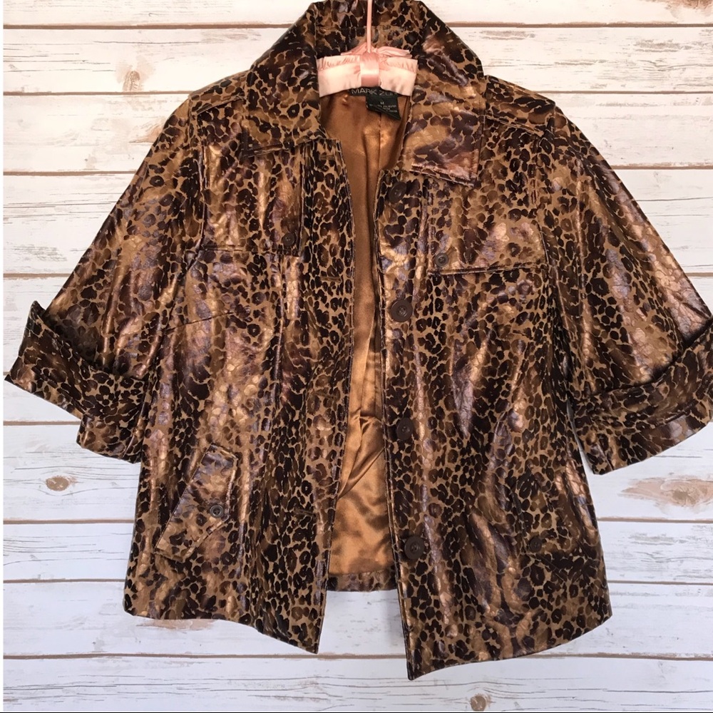 Mark Zunino Animal Print Jacket